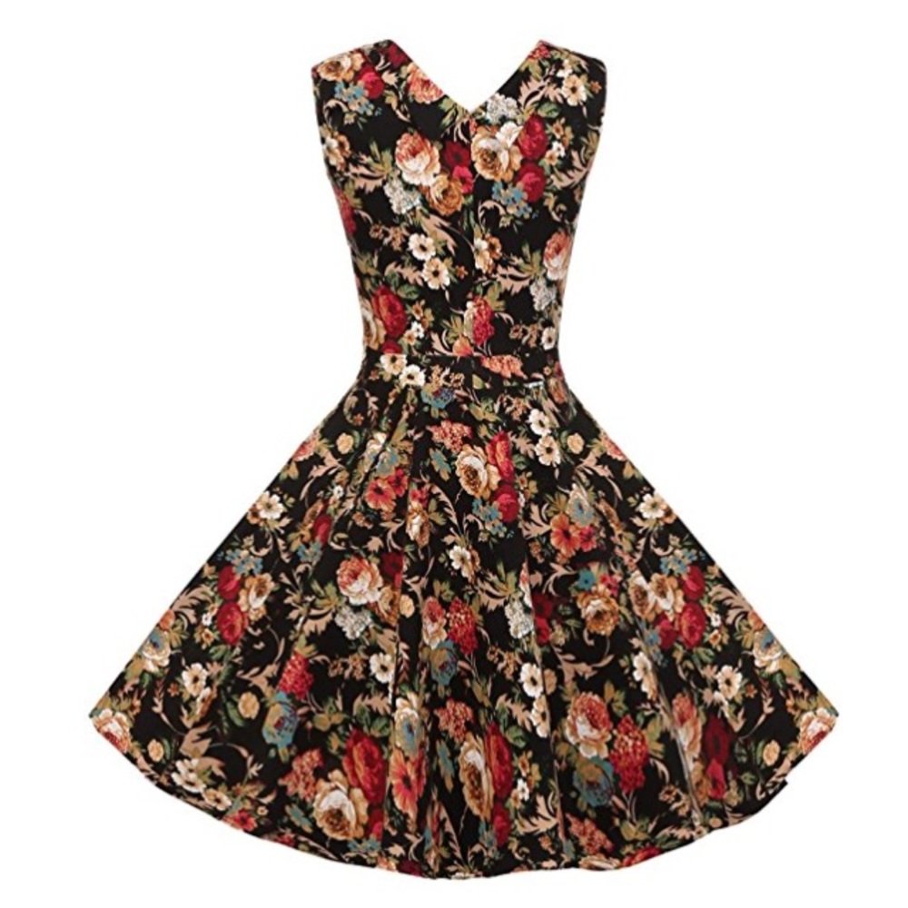 ELEGANT SUMMER DRESS - featuring floral pattern